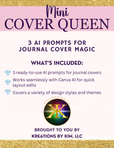 Mini Cover Queen eBook (AI Prompts for Journal Covers)